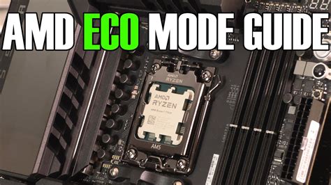 How To Enable Amd Eco Mode X X X X Youtube