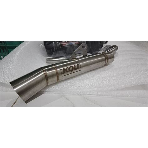 Jual Super Open Canister Mm Kou Exhaust Universal Motorcycle Shopee