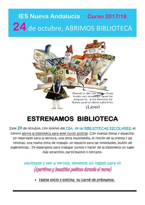 Cartel Apertura Biblioteca PDF