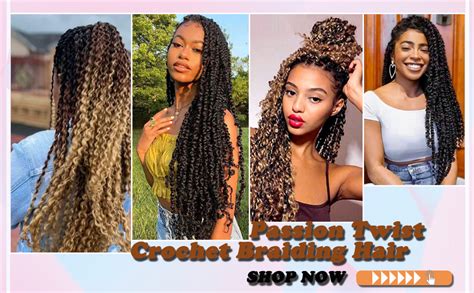 Passion Twists Hair 18 Zoll 7 Packungen Water Wave Crochet Braids