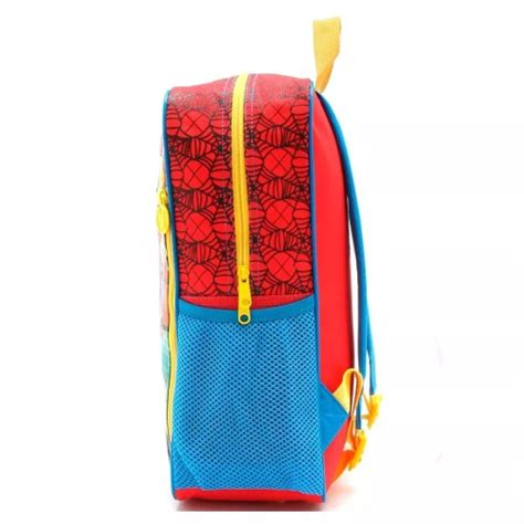 Kit Mochila Costas Spiderman Tam G Homem Aranha Infantil Escolar Em