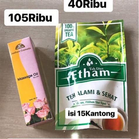 Jual Paket Slimming Oil Etham Dan Teh Mini Shopee Indonesia