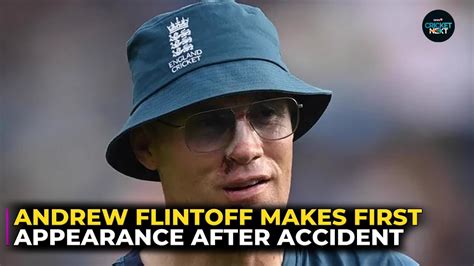 Andrew Flintoff Makes First Public Appearance After His Accident In The