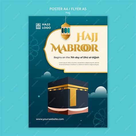 Free Psd Hajj Template Design