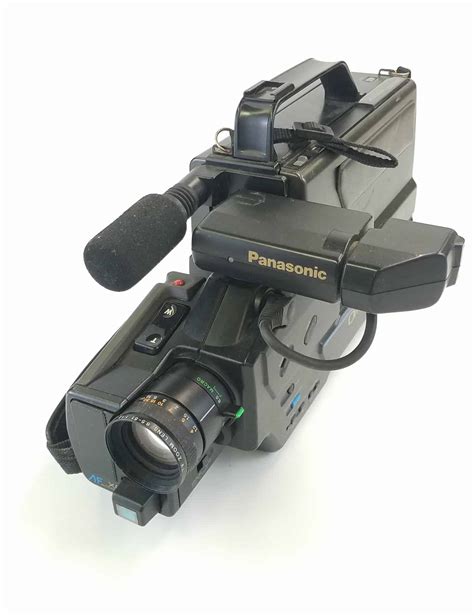 Panasonic Omnimovie Vhs Video Camera 1980s Black Hangar 19 Prop Rentals