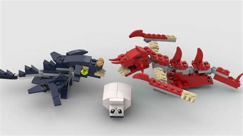 Lego Moc 31088 Dragon Fight By Brickintelligence Rebrickable Build