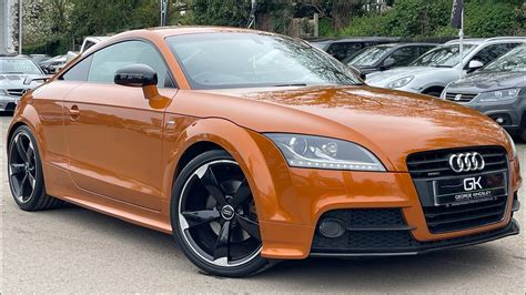 Audi Tt Black Edition Tdi Quattro In Samoa Orange With Tech Pack