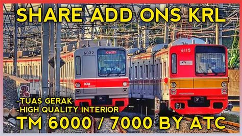 SHARE ADD ONS KRL TM 6000 BY ATC UPDATE NEW LIVERY TRAINZ SIMULATOR