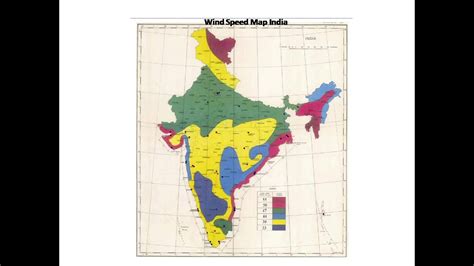 Wind Speed Map Of India Youtube