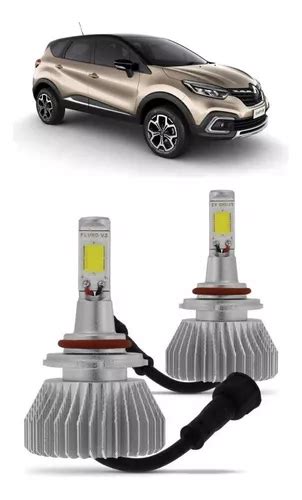 Par Lampada Super Led Farol Alto Captur K