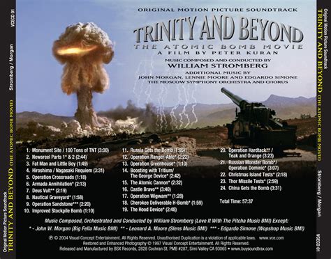 TRINITY AND BEYOND - Original Soundtrack by William T. Stromberg and J | Buysoundtrax