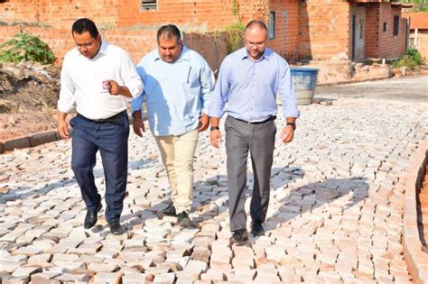 Vereadores Acompanham Prefeito Ant Nio Reis Em Visita A Obras De