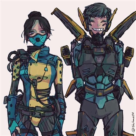 Wraith Valkyrie And Depths Of The Void Wraith Apex Legends Drawn By