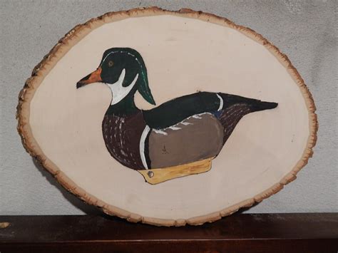 Wood Duck Decoy Painting Wood Duck Ducks Etsy