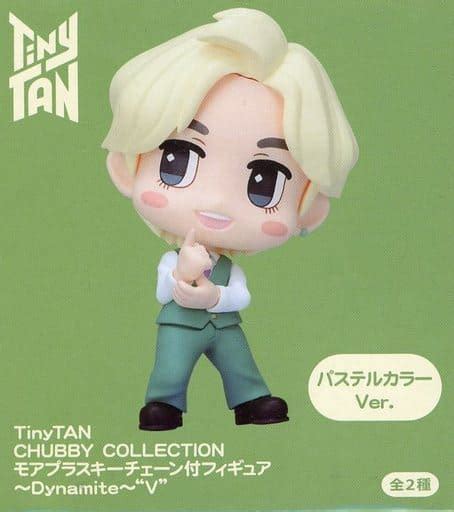 駿河屋 ブイbts防弾少年団パステルカラー 「tinytan」 Chubby Collection モアプラスキーチェーン付