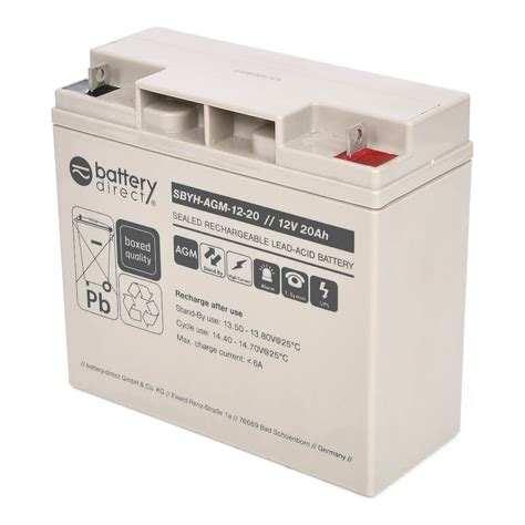 V Ah Battery Sealed Lead Acid Battery Agm Battery Direct Sbyh