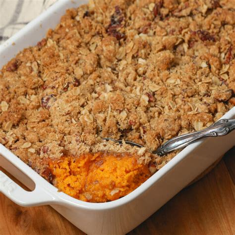 Streusel Sweet Potato Casserole