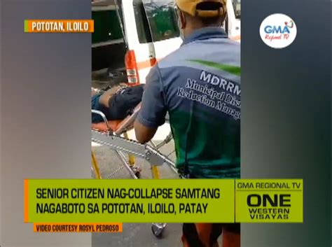 One Western Visayas Senior Citizen Nag Collapse Samtang Nagaboto Sa