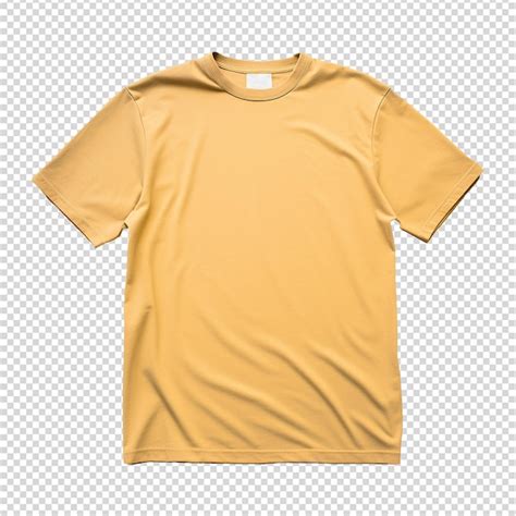 Premium PSD | Isolated tshirt on a transparent background