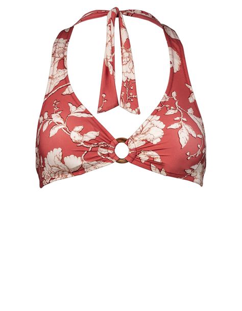 Watercult SUMMER RENAISSANCE NECKHOLDER BIKINI TOP 104 Vintage Red