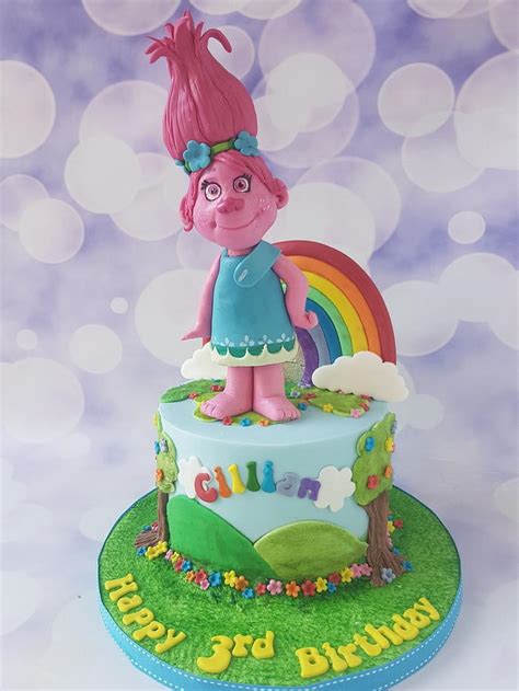 Trolls Princess Poppy Decorated Cake By Jenny Dowd Cakesdecor