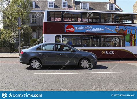 Edinburgh City Center Scotland United Kingdom Editorial Stock Photo