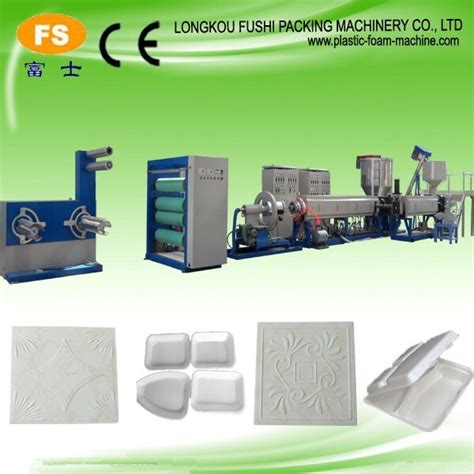 PS Foam Sheet Extrusion Line China PS Foam Sheet Extrusion Line And