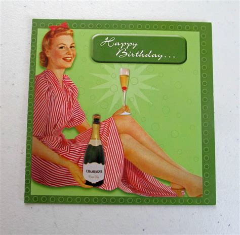 Leanin Tree Birthday Greeting Card Funny Vintage Multi Color Qubes