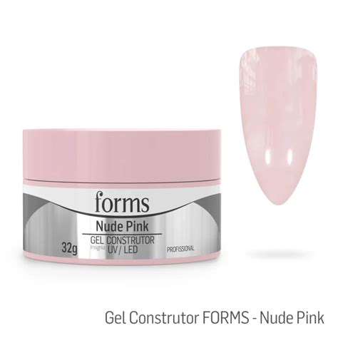 Gel Uv Led Construtor Nude Pink Forms G Usina Das Unhas