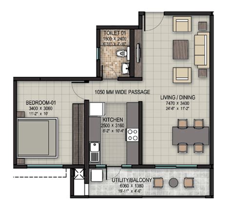 Bhk Bhk Bhk In Apartment With Plan Layout