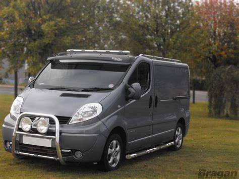 2007 2014 Ford Transit Mk7 Stainless Steel Front Van Roof Light Bar Leds Ebay