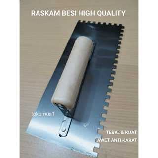 Jual Roskam Raskam Gerigi Plastering Trowel Alat Pasang Perata Granit