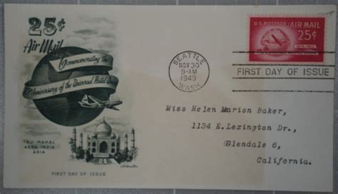 US 1949 FDC Universal Postal Union 75th Anniversary Artmaster 25c EBay