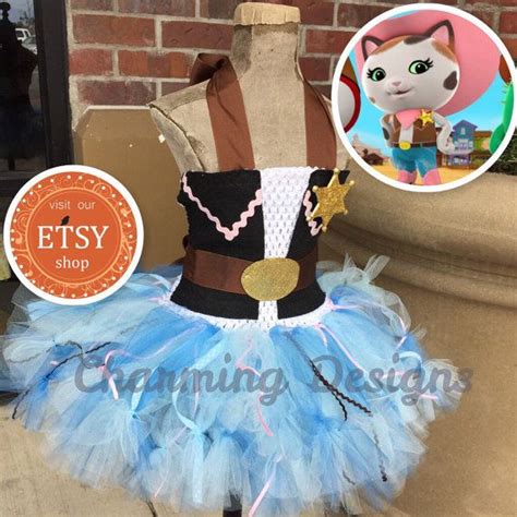 Ready- 5 piece set-Sheriff Callie TuTu Dress - COMPLETE Outfit - LINED ...