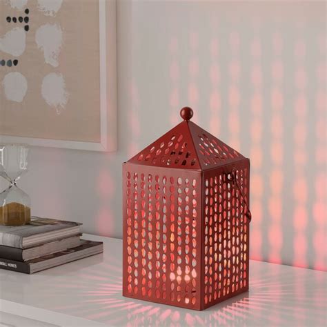 Aromatisk Lantern For Tealight Red 31 Cm Ikea