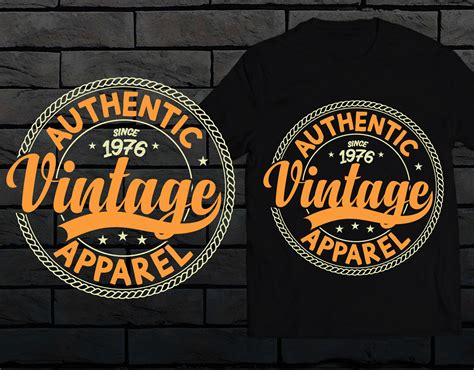 Vintage Typography T-Shirt Design :: Behance