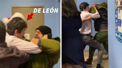 L A City Councilman Kevin De León Brawls At Christmas Tree Lighting