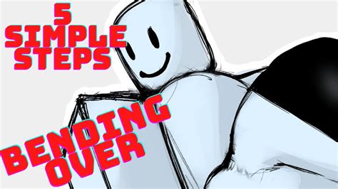 How To Draw A Roblox Thicc Avatar Bending Over From Behind In 5 Simple