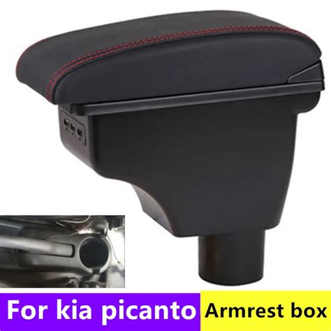 Reposabrazos Para Kia Picanto Caja De Almacenamiento De Contenido De