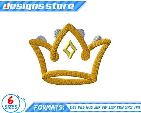 Crown Applique Design Crown Applique Embroidery Machine Tiara