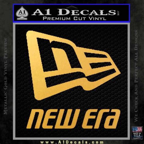 New Era Full Stacked Decal Sticker A Decals