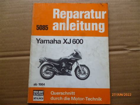 Yamaha XJ 600 Reparaturanleitung TG Ersatzteile