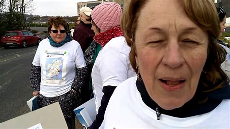 Hospital Crisis Protest Outside Letterkenny University Hospital Youtube
