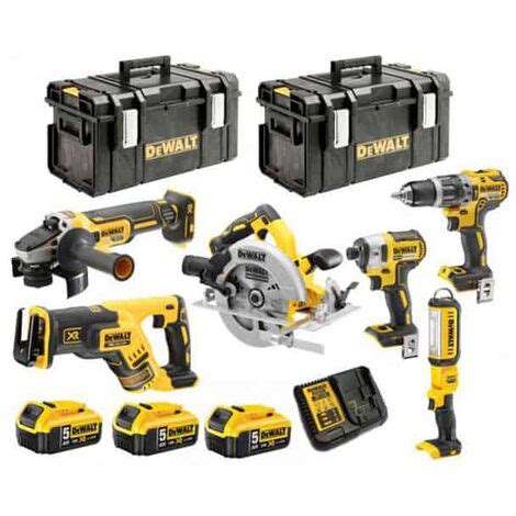 Pack De 6 Outils DEWALT XR DCK623P3 18V 5Ah Li Ion