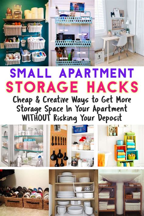 Small Apartment Storage Ideas That Won T Risk Your Deposit Small