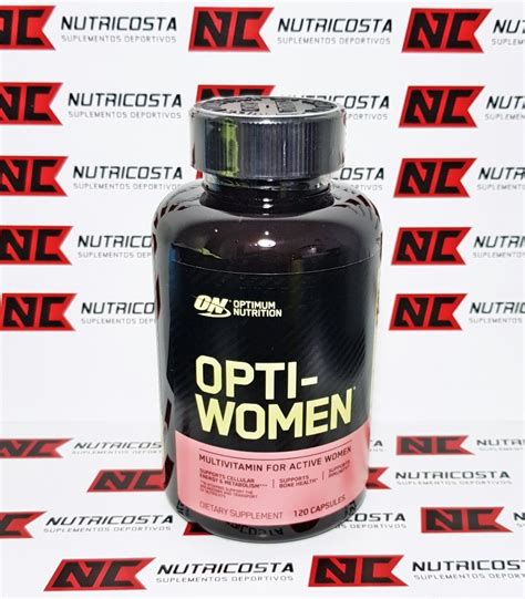Opti-women 120 Capsulas Multivitaminico Optimum Nutrition | Mercado Libre
