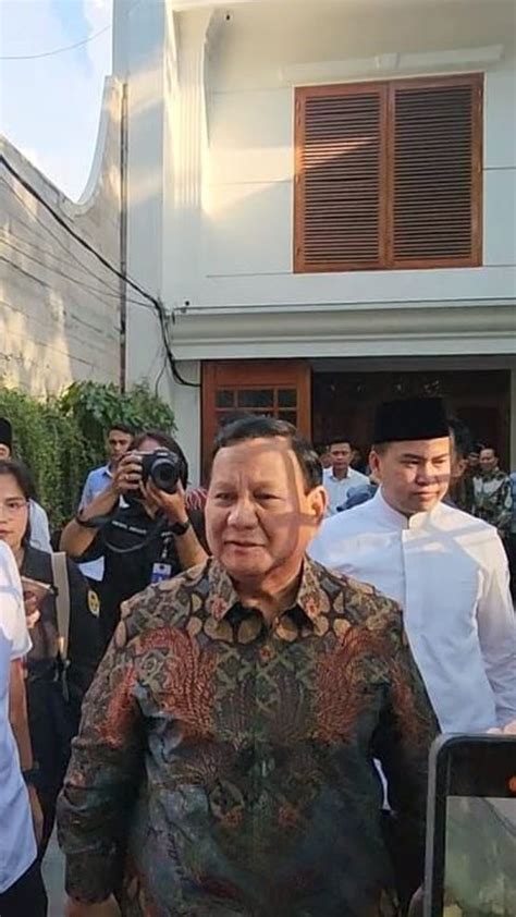 Prabowo Gelar Open House Di Kertanegara Agus Gumiwang Hingga Aburizal