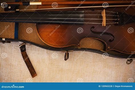 Old Violin From Czechoslovakia Stock Photo Image Of Handmade Wood