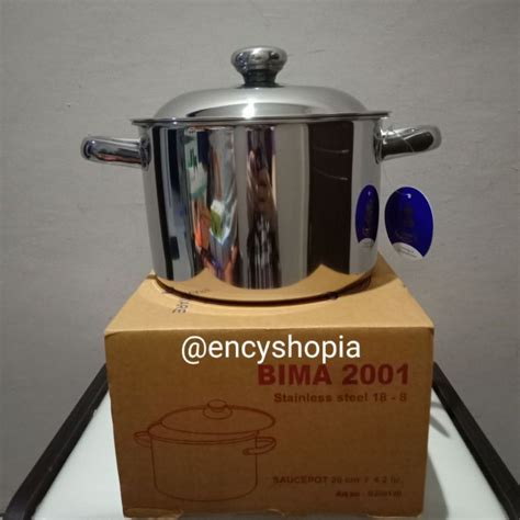 Jual Panci Bima Saucepot Element Cm Stainless Steel Ss Shopee