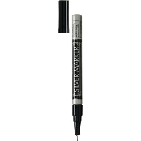 Pilot Metallic Permanent Marker Extra Fine Silver